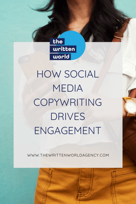 social media copywriter reviewing a caption